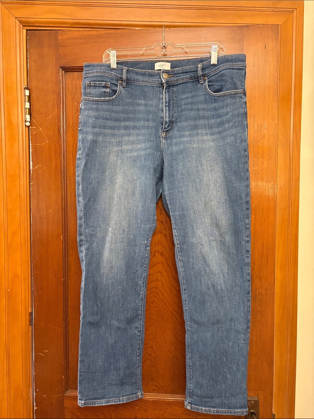 LOFT Boyfriend Jeans in Blue Denim